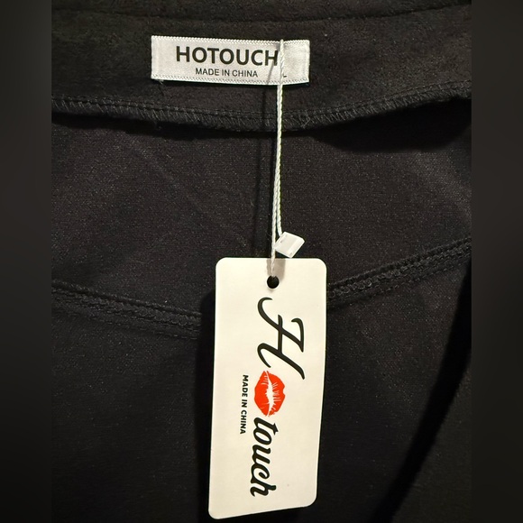 Black Fringe Vest by Hot Touch - Picture 7 of 7